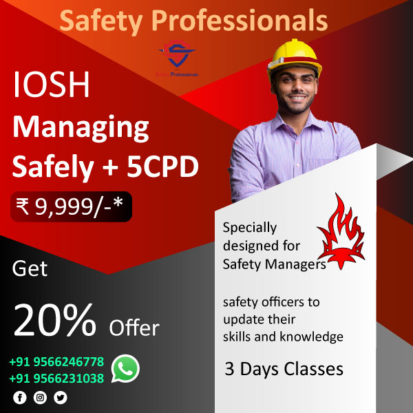 IOSH Managing Safely Fees IOSH Course In Chennai