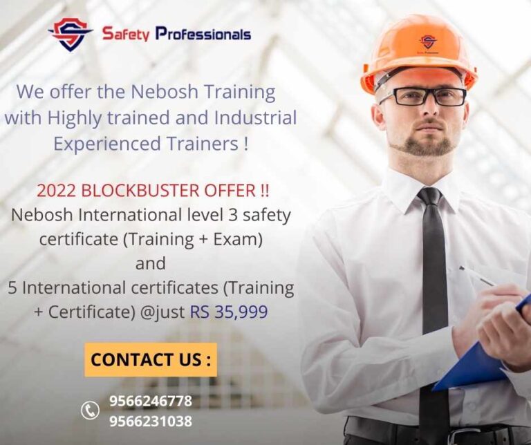 Nebosh Course In Chennai Nebosh Course Fees ₹39999 